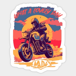 Motorcycle - Apocalypse rider Sticker